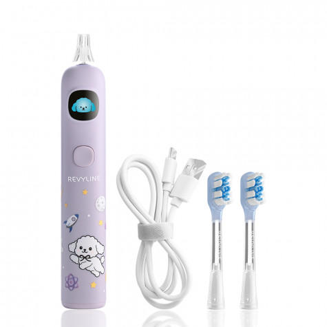 Электрическая звуковая зубная щетка Revyline RL 095 Kids, Lilac