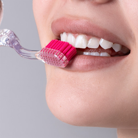 Набор зубных щеток Revyline SM6500 Duo Crystal, Light green & Pink