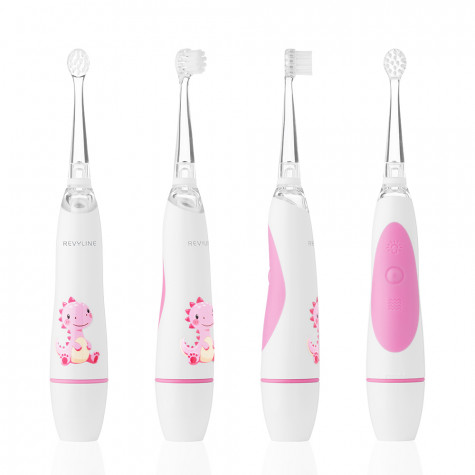 Электрическая звуковая зубная щётка Revyline RL 025 Infant, Pink