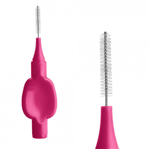 Ершики межзубные Revyline Smart, размер 0 (0,40 мм) розовые, 6 шт.